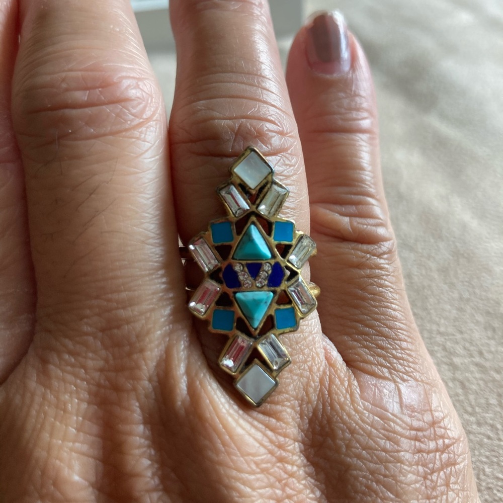 Stella & Dot Stone tile ring